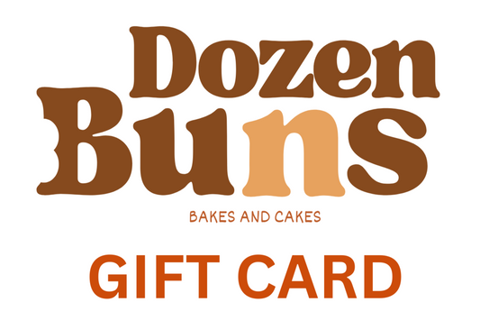 Dozen buns gift card